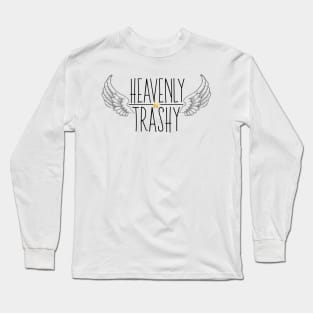 Heavenly Trashy Mood Sticker Long Sleeve T-Shirt